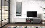ТВ тумба DUPEN TV-130 белая (white)