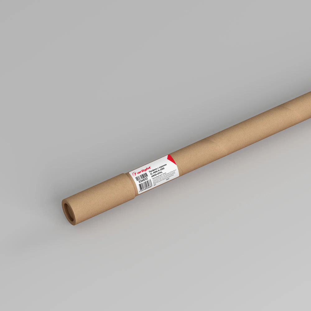 Профиль с экраном SL-MINI-8-2000 ANOD+OPAL (Arlight, Алюминий) 036832