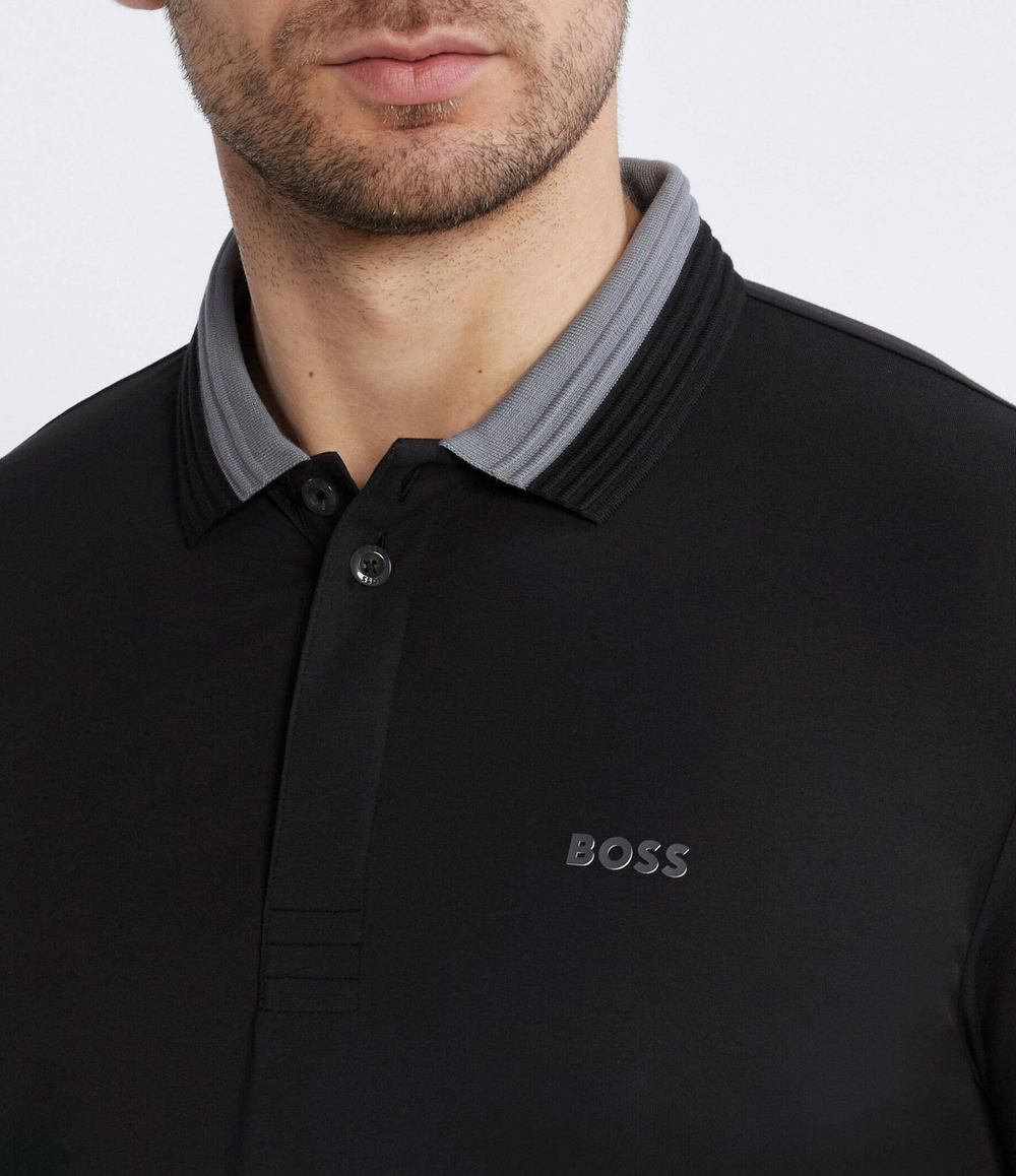 Поло Paddy BOSS GREEN - черный(50506182)