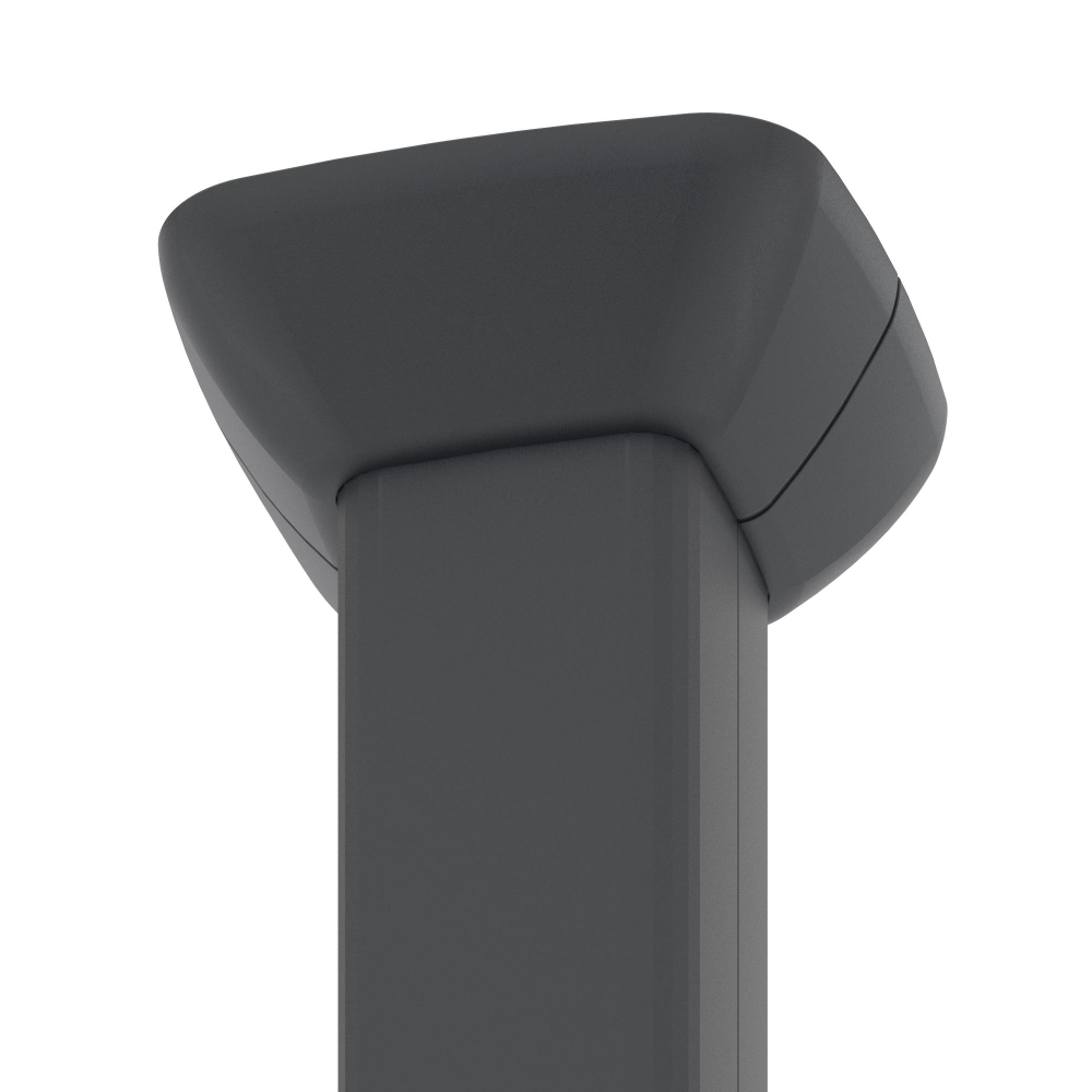 Телескопическая алюминиевая колонна, 1.5 - 3м, цвет чёрный