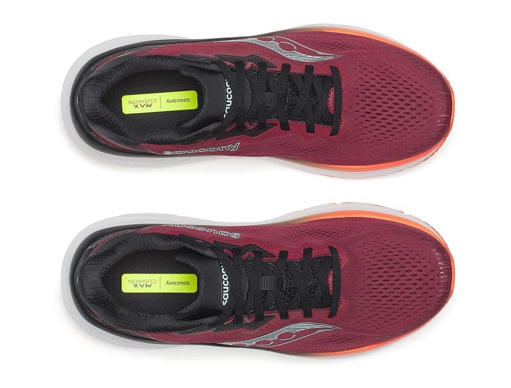 Кроссовки для бега мужские Saucony Guide 19 M Бордово-Оранжевые