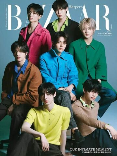 публикация BAZAAR JAPAN - 2025.04 SPECIAL Edition ENHYPEN