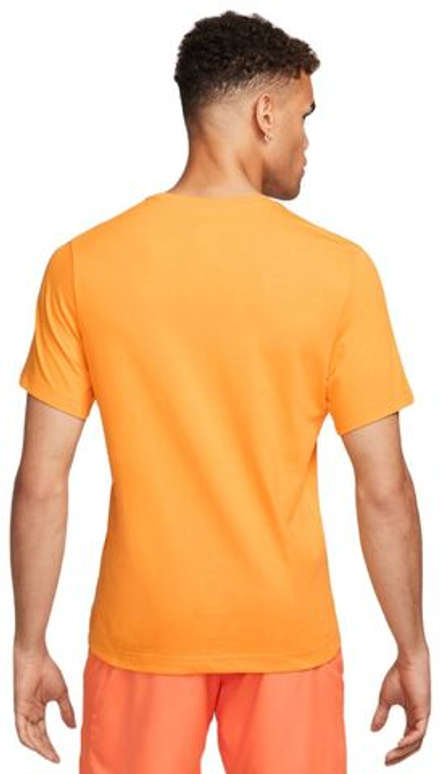 Мужская теннисная футболка Nike Court Tennis T-Shirt - Оранжевый