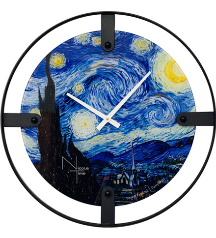 SLT- 05 Часы настенные «VAN GOGH STARRY NIGHT»