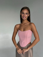 Корсет розовая пудра