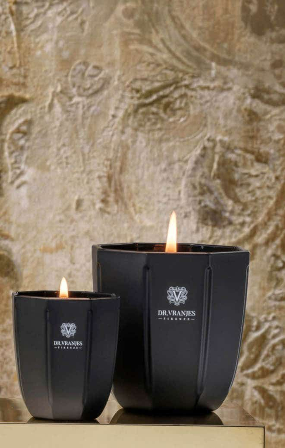 Dr. Vranjes Ginger Lime свеча черная (аромат имбирь лайм)