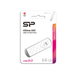 Флеш накопитель 64GB Silicon Power Ultima U03, USB 2.0, Белый
