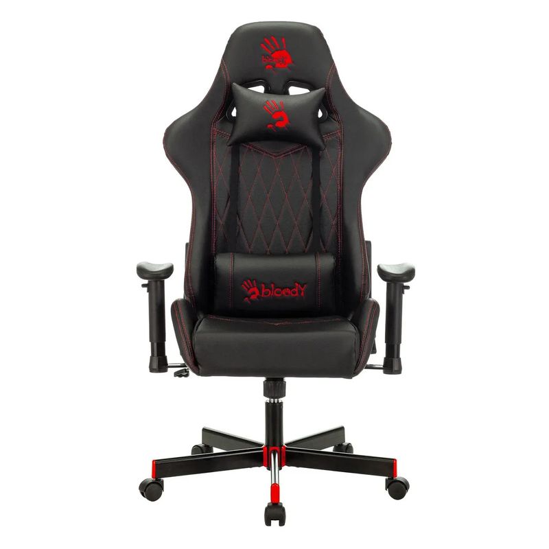 Кресло A4Tech экокожа черный 88.1x38x66GC-800