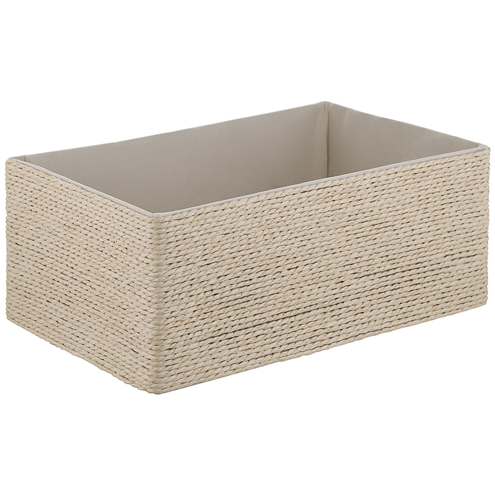 Корзина для хранения Bergenson Bjorn Lian 34х22х14см светло-бежевая
