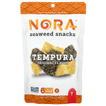 Nora Snacks, снеки с морскими водорослями, темпура, оригинальный вкус, 40 г (1,41 унции)