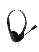 Наушники с микрофоном Luazon RX-13, накладные, кабель 2хJack