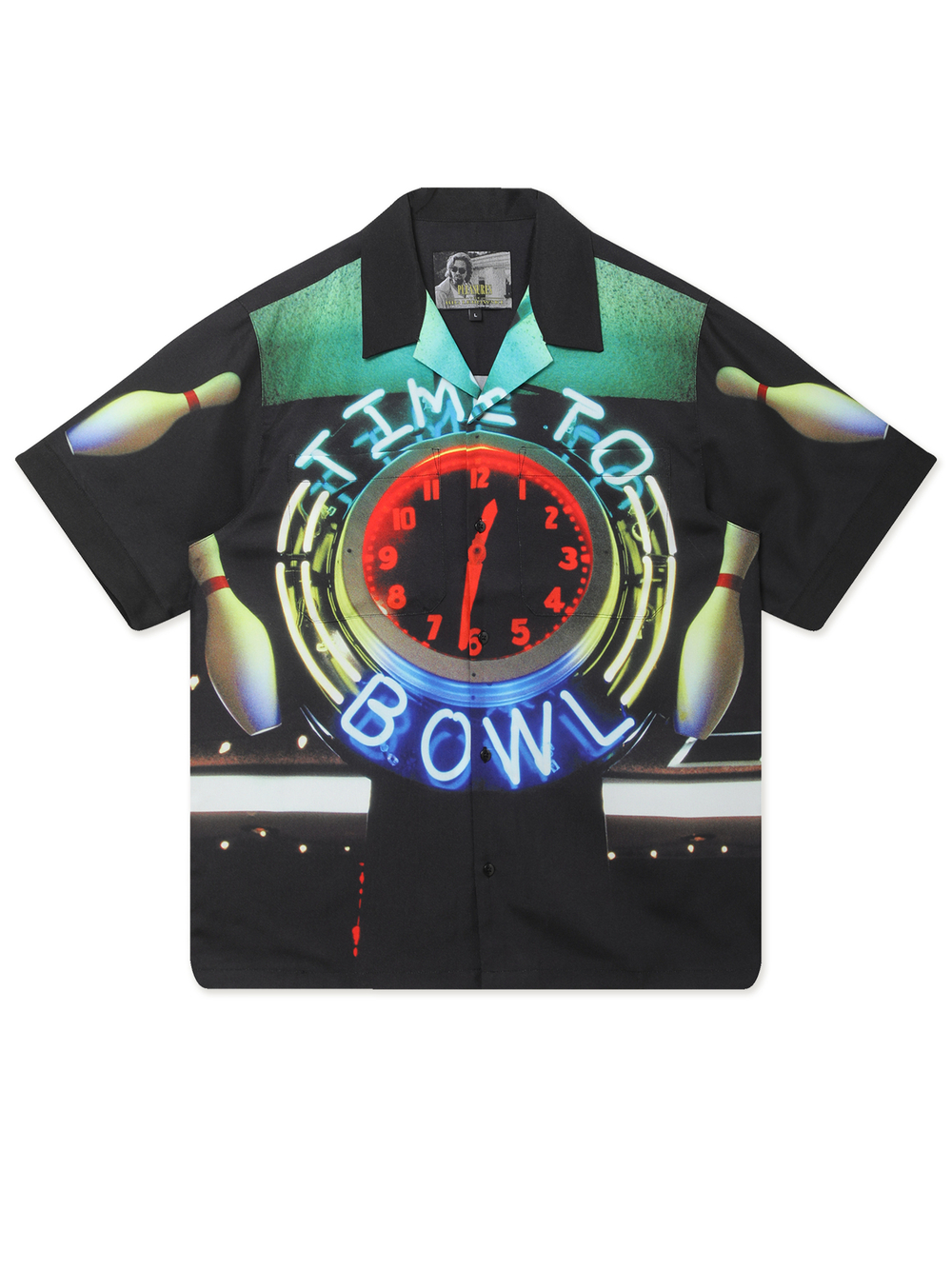 Рубашка Кор. Рукав Time Bowling Button Up