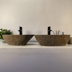 Раковина из речного камня ПАРА! RS-65346 52*33*16 0866