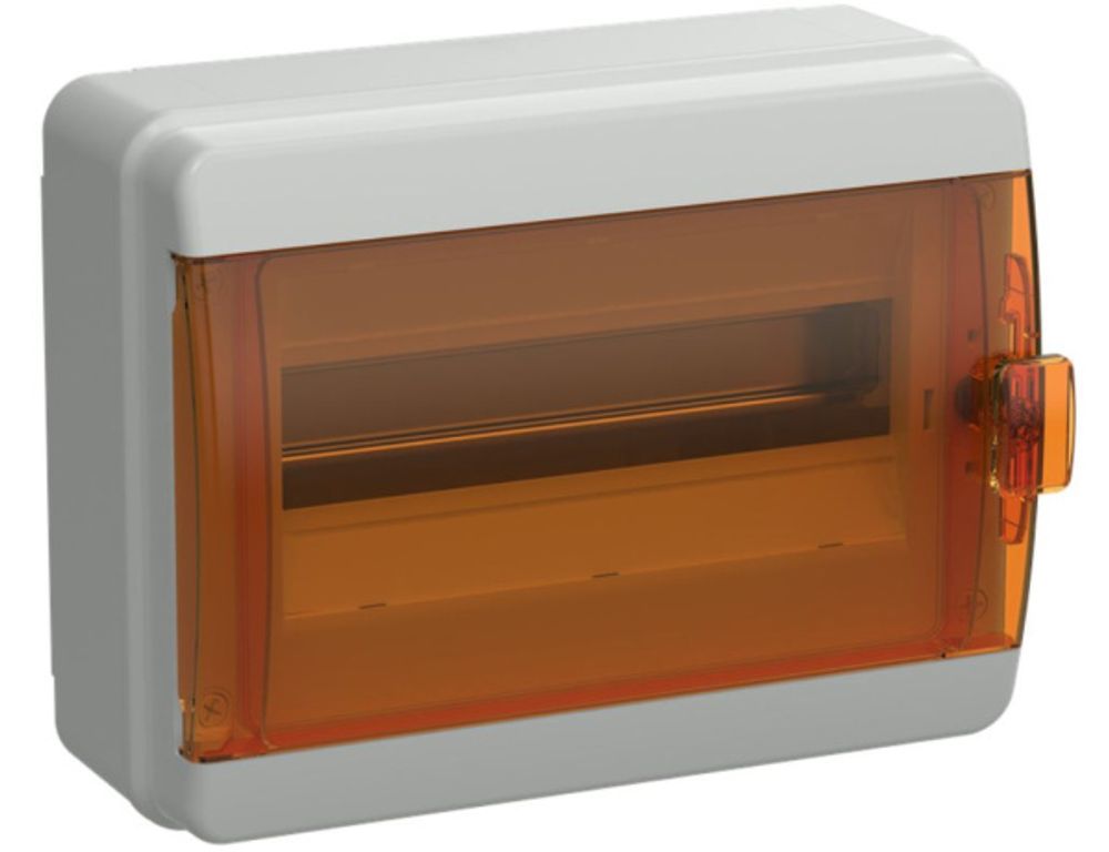 Корпус пластиковый КМПн-12 IP65 оранжевая прозрачная дверь TEKFOR IEK