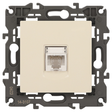14-3107-02 ЭРА Розетка RJ45, IP20, сл.кость