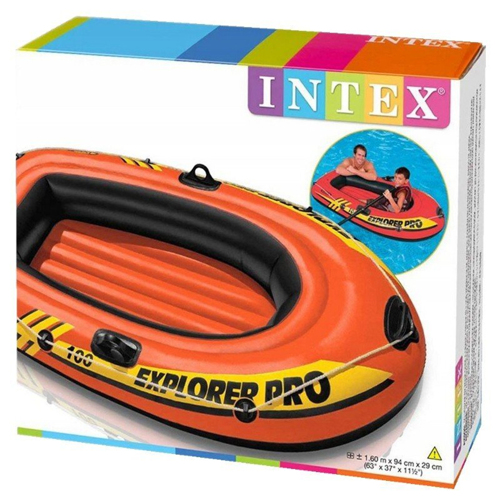 Лодка Intex Explorer Pro 100 ПВХ до 80кг