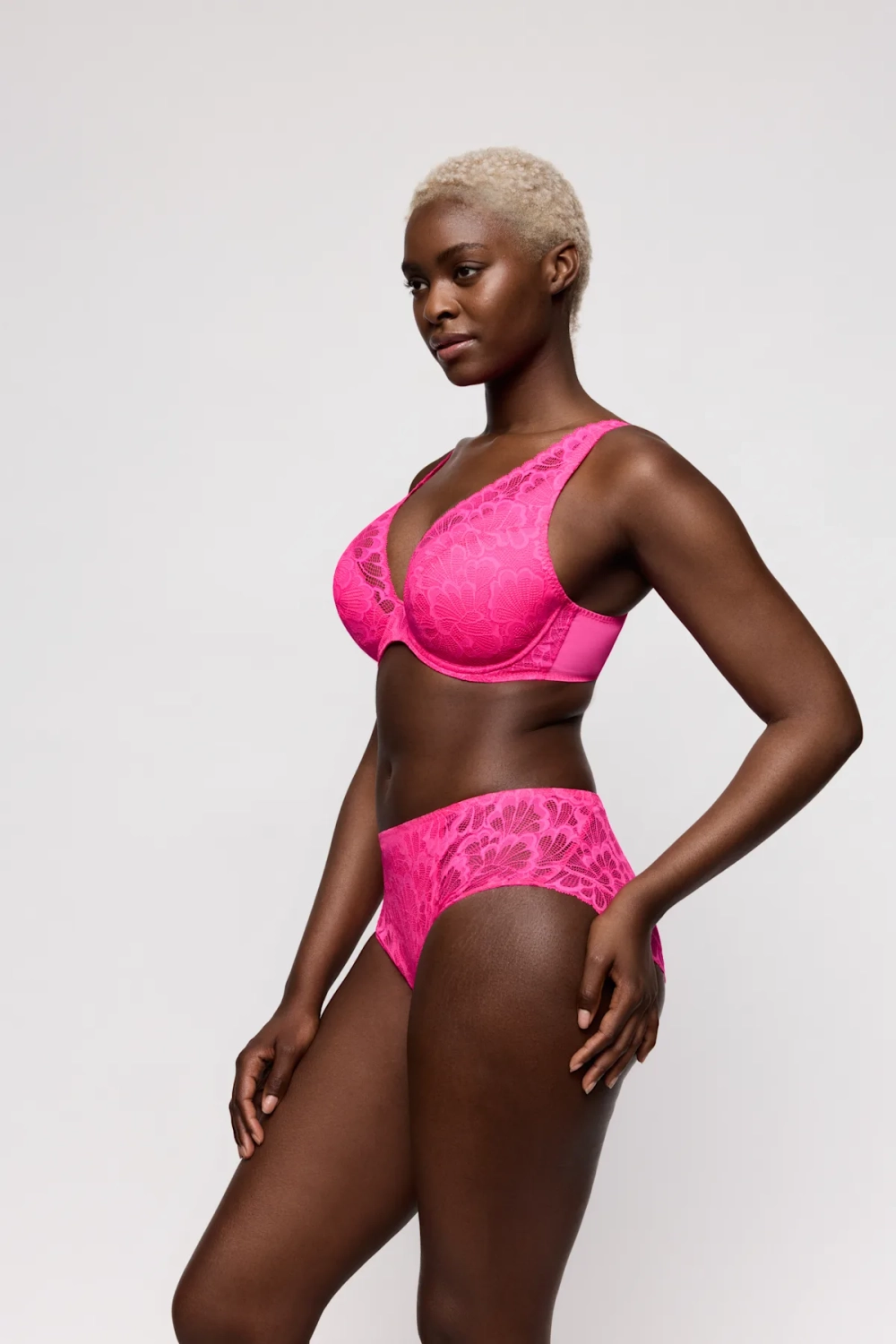 PRIMADONNA Twist Mocuto Бюстгальтер с глубоким V-образным вырезом, розовый