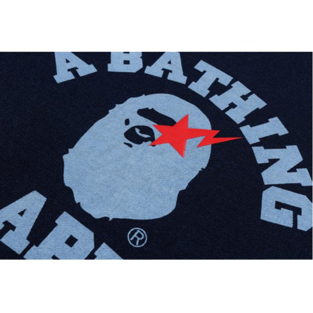 A Bathing Ape Bathing Ape Sweatshirts Long Sleeved Moderate No Fleece Lined Pullover Regular Edition 1m22 113 002