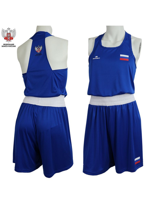 Форма боксерская Titan Одобрено Федерацие Бокса РФ Синяя