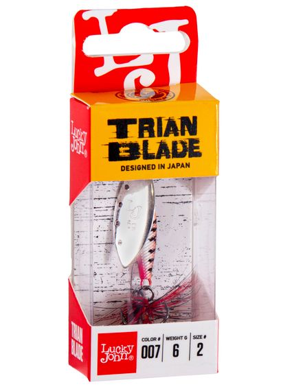 Блесна вращающаяся Lucky John TRIAN BLADE LONG 06.0г 007