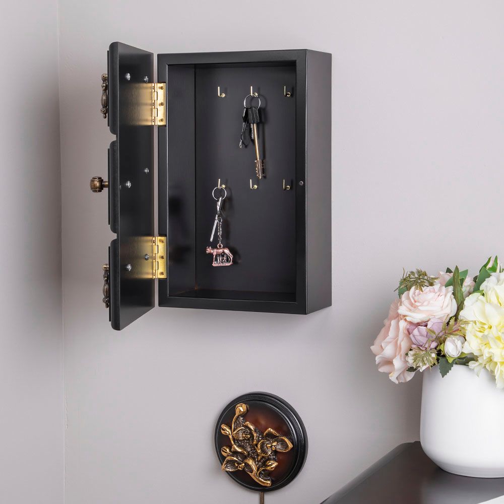 Полка - ключница Пандора Орех Оберджин Шоколад