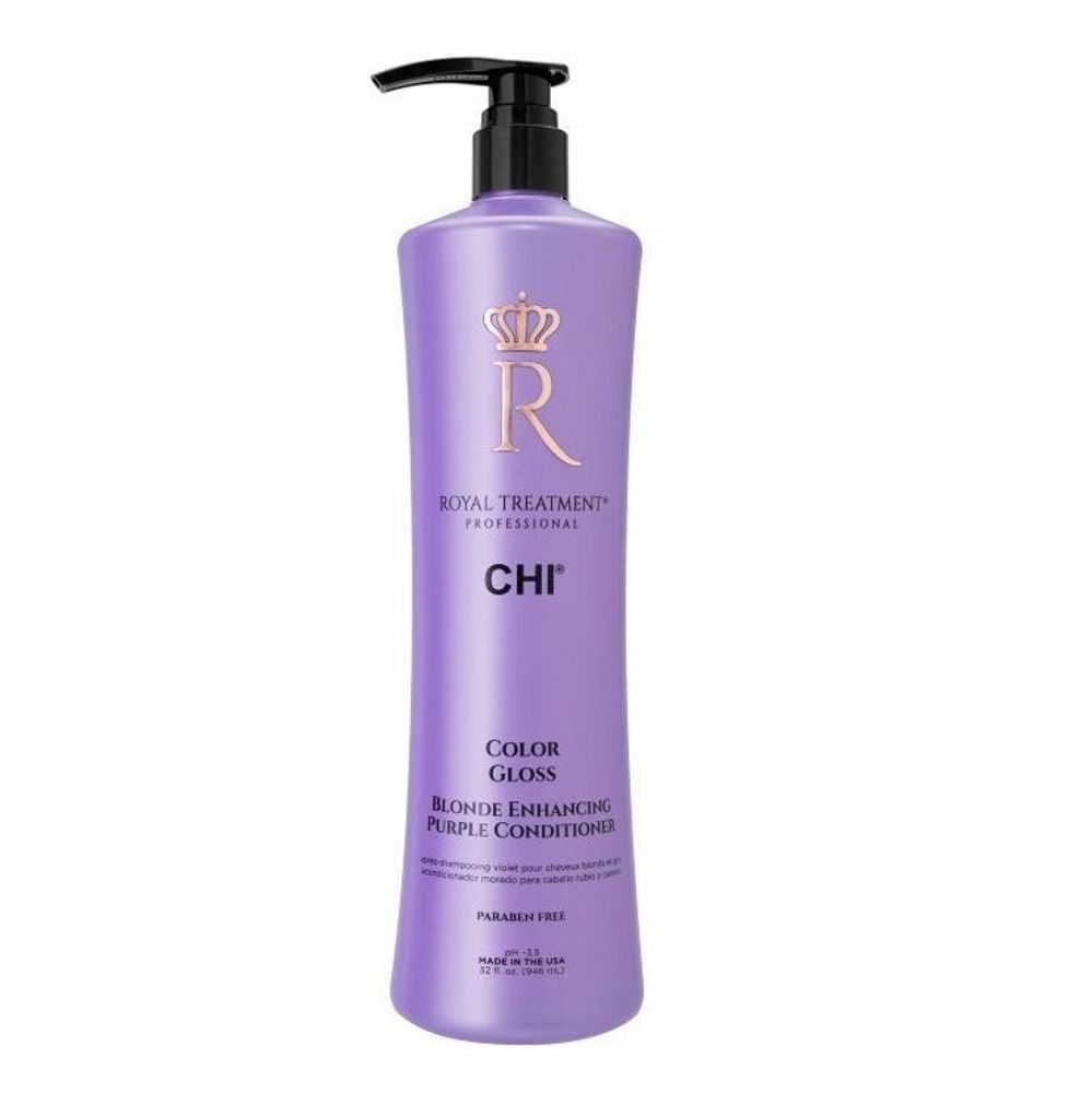 CHI Кондиционер Королевский уход Color Gloss Blond Enhancing, 355 мл