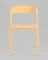 Стул Moris пластик бледно-желтый