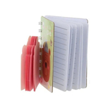 Блокнот Basir, формат А7, серия "Мишка", яркая объемная обложка, 60 листов, размер 11.3*8.5 см