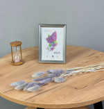 Фоторамка 10х15 см. серая, без фактуры, арт. 1015.123773