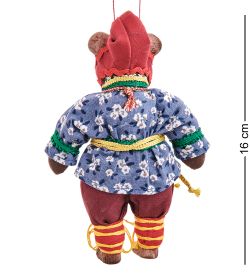 RK-874/1 Кукла подвесная «Медведь в колпаке с баранками»