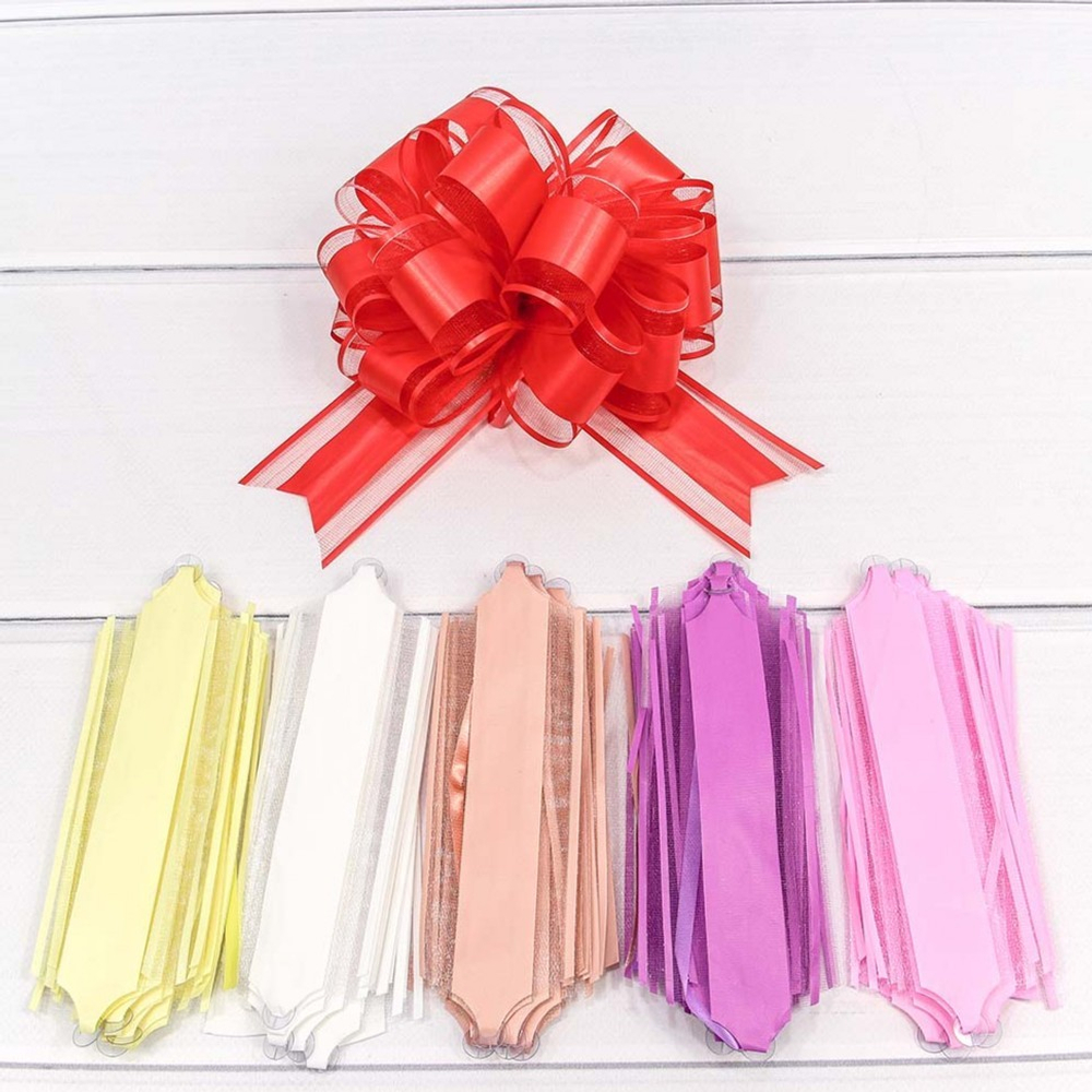 Бант Шар 5см Набор 6 шт "Сеточка" (Микс)