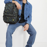 Converse Straight Edge Polyester Backpack Regular Unisex Blue