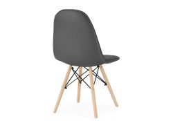 Деревянный стул Kvadro 1 gray / wood