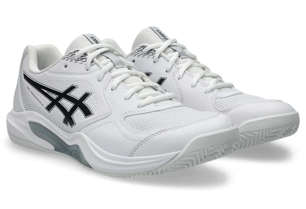 Мужские кроссовки теннисные Asics Gel-Dedicate 9 Clay - white/black