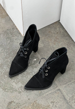 Ботильоны // Black // Suede