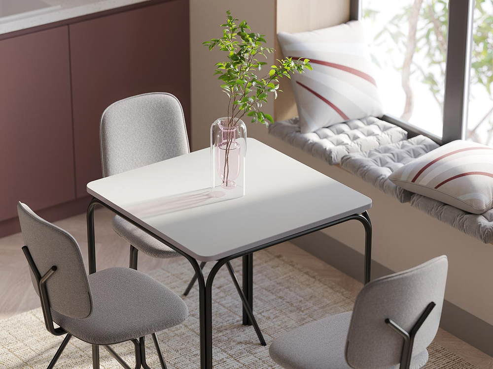 Стул LATITUDE Ror, Y, рогожка, черный/серый