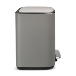 Мусорный бак Bo Pedal Bin 11+23л Brabantia Минерально-серый