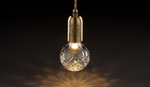 Pendant design lamp Crystal Bulb by Lee Broom (10 suspension)