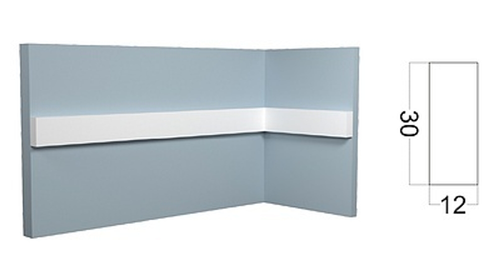 Рейка Дюропрофиль "Konture", Kr124M, 2,7