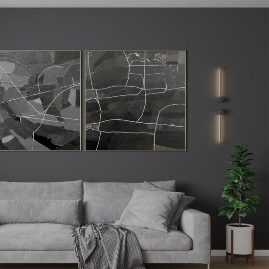 359344 KONST NT24 048 черный Светильник линейный светодиодный IP20 LED 6W 170-265V 4000K 480Лм VITZ