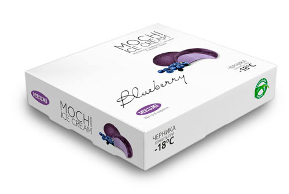 Мороженое Черника Mochi, 35г*8шт