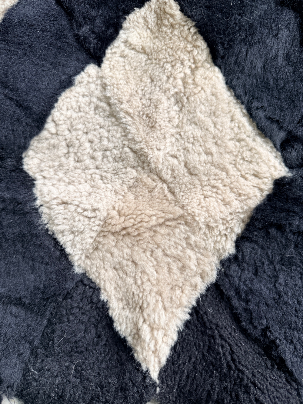 Покрывало меховое ковер из шкуры овчины