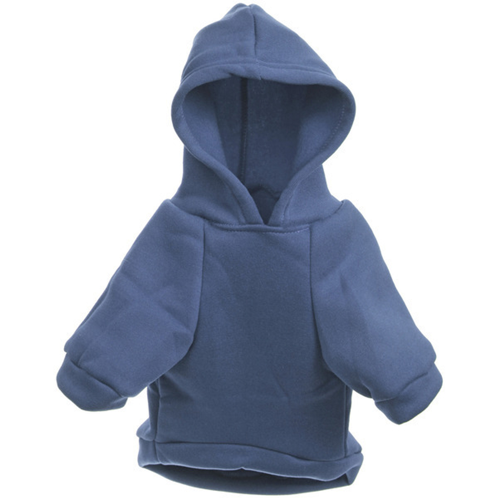 Кофта - толстовка для мелких пород собак «BRO Style», цвет тёмно - синий, р M (на флисе)