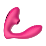Розовый вибромассажер Clitoral Sucking Vibrator OG для стимуляции клитора и точки G (Цвет: розовый)
