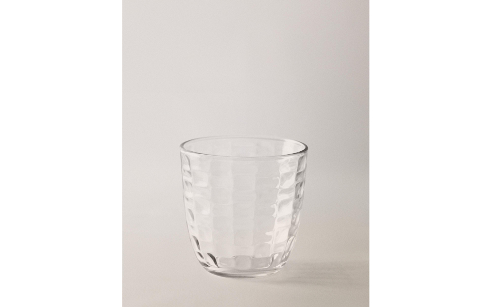 Zara Home стакан из стекла, цвет прозрачный, 8.5 см · 0284/400
