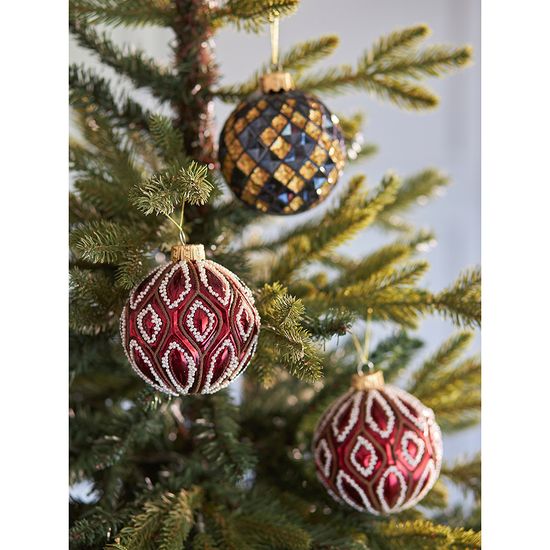 Набор ёлочных украшений vitrage из коллекции new year essential, 7 шт.