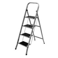 Стремянка 4 ступени стальная с противоскользящими накладками Сибртех