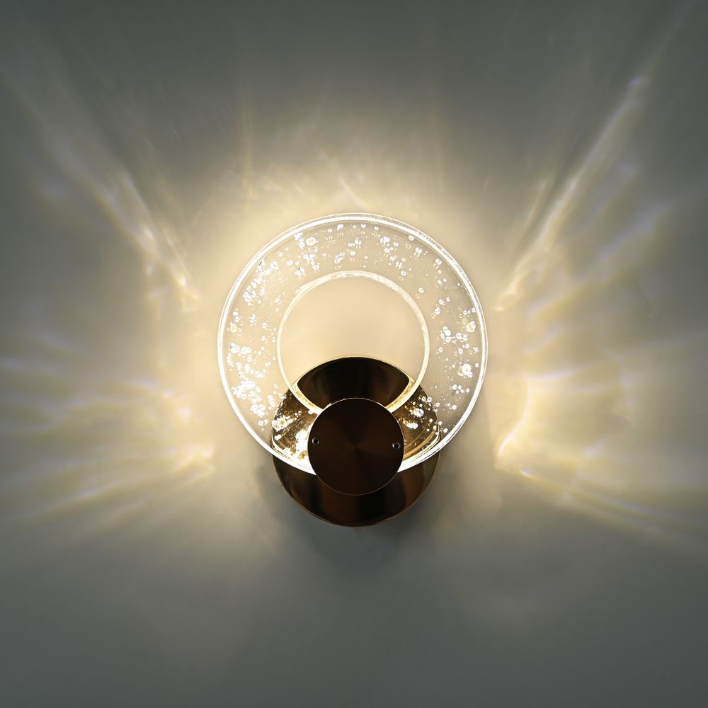 Бра Cleari Transparent Gold By Imperiumloft