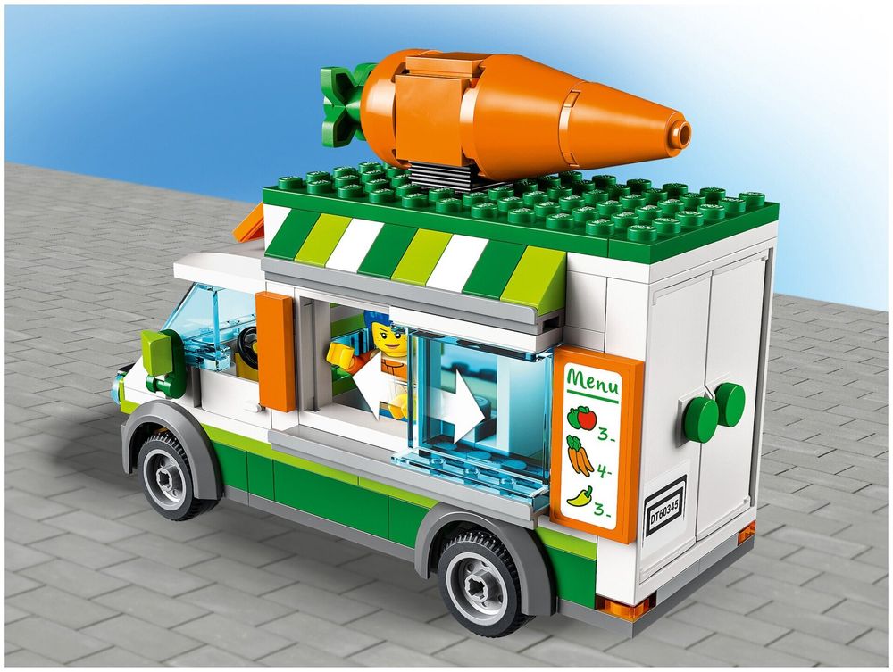 Конструктор LEGO City 60345: Фургон для фермерского рынка
