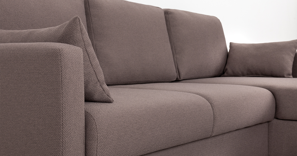 Дилан угловой диван-кровать (бронзовый)